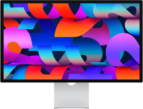 Apple Studio Display 27 дюймів на теплому робочому столі